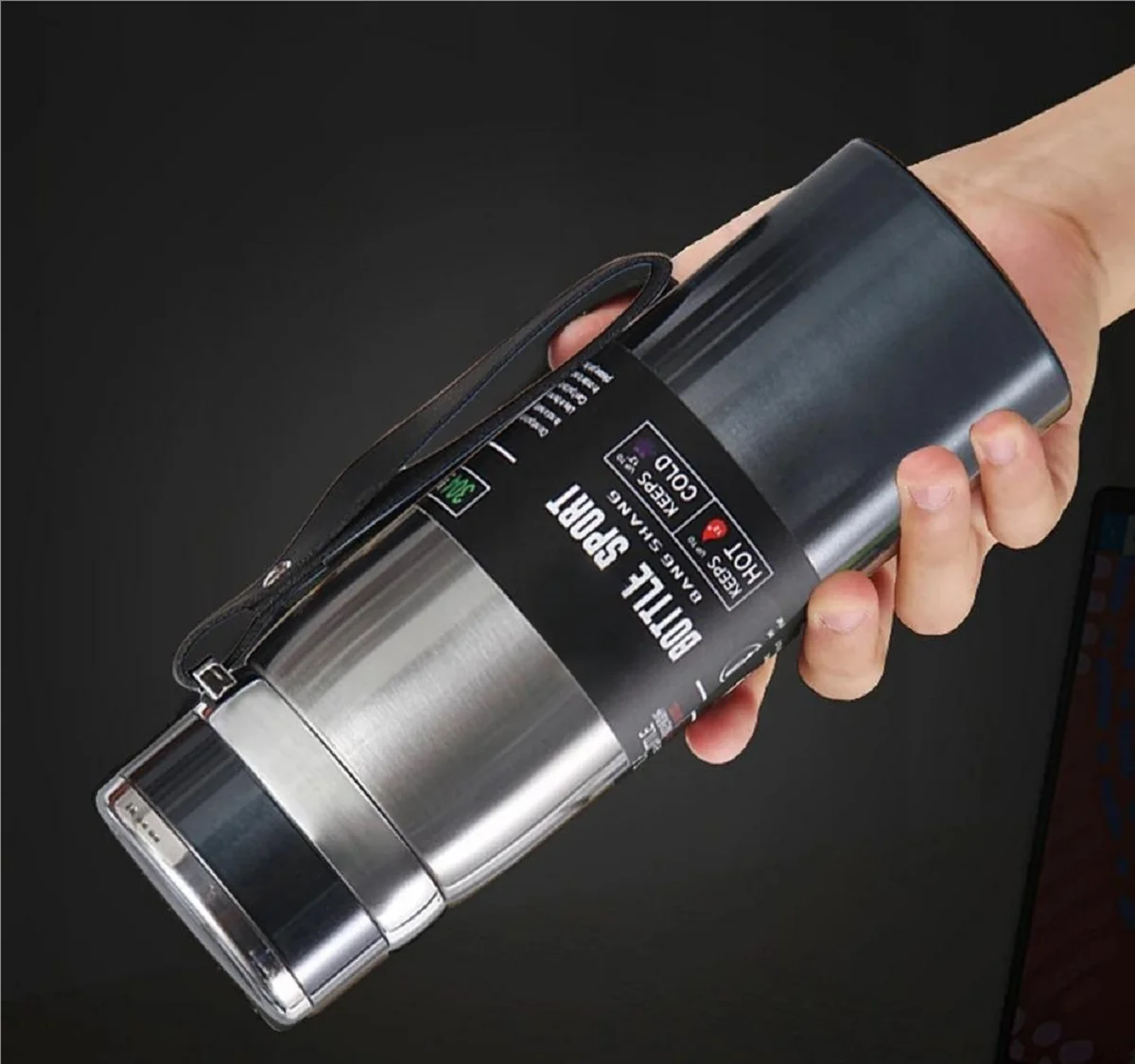 1L Stainless Steel Vacuum Insulated Thermal Bottle – Portable Double-Wall Water Bottle for Outdoor, Sports & Travel - Image 3