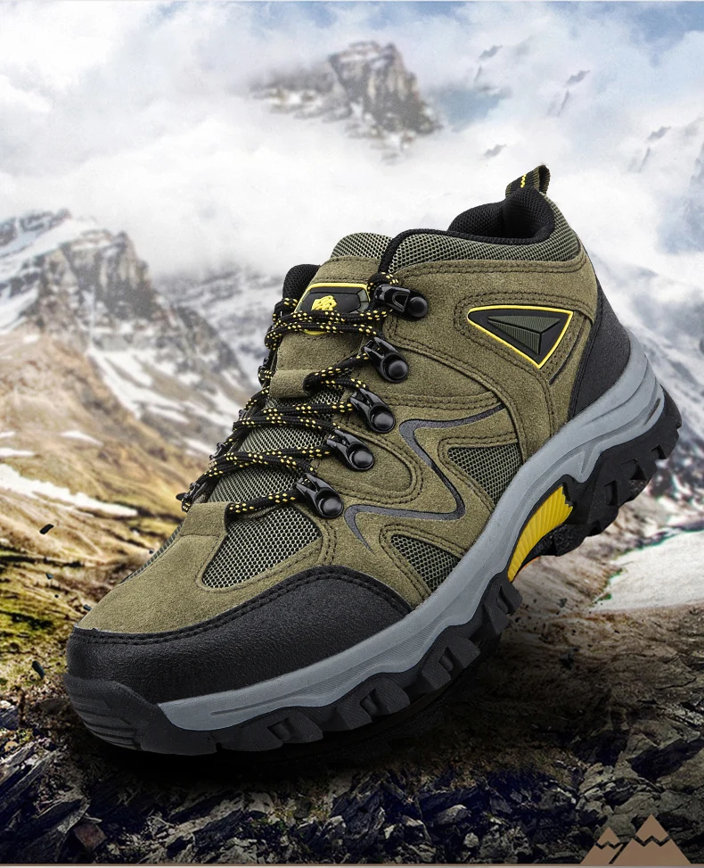 Men's All-Terrain Hiking Shoes – Breathable & Wear-Resistant Mesh Outdoor Sports Shoes for Hiking & Cycling - Image 9
