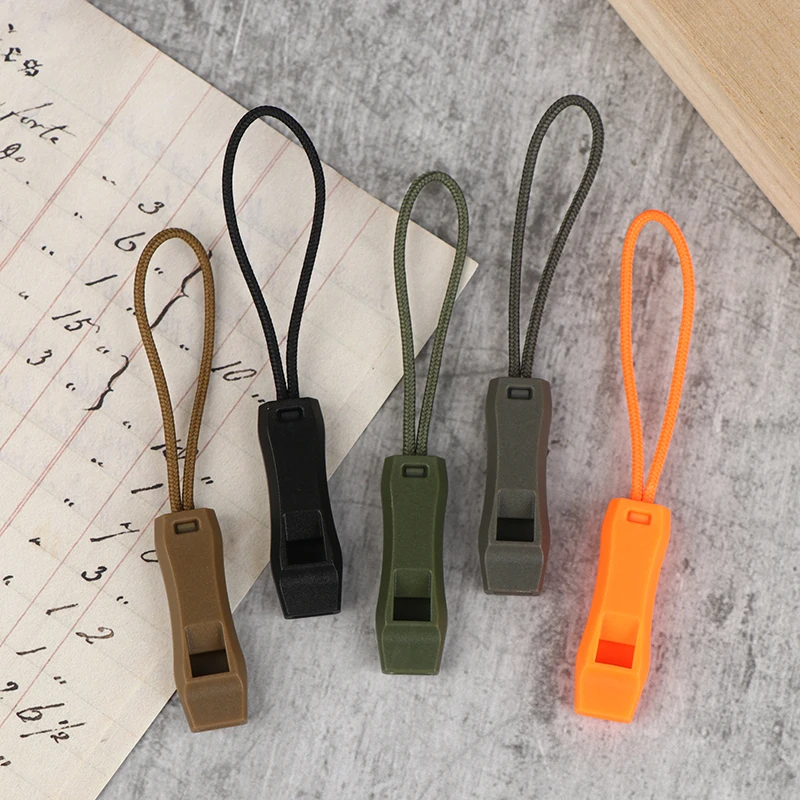 Camping Essential - Dual Band Multifunctional Whistle with Double Pipe and Tail Rope. - Image 5