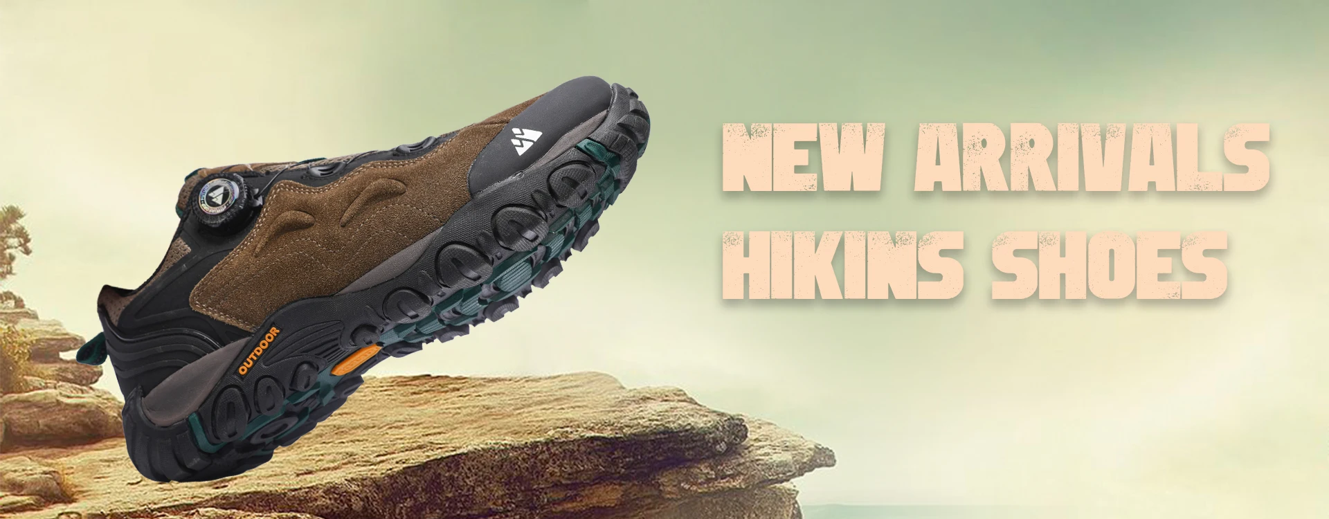 HIKEUP-Leather Shoes for Men, Outdoor Hiking Shoes, Tourist Trekking Sneakers, Mountain Climbing Trail Jogging Shoes, Turnbuckle - Image 10