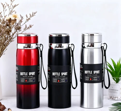 1L Stainless Steel Vacuum Insulated Thermal Bottle – Portable Double-Wall Water Bottle for Outdoor, Sports & Travel