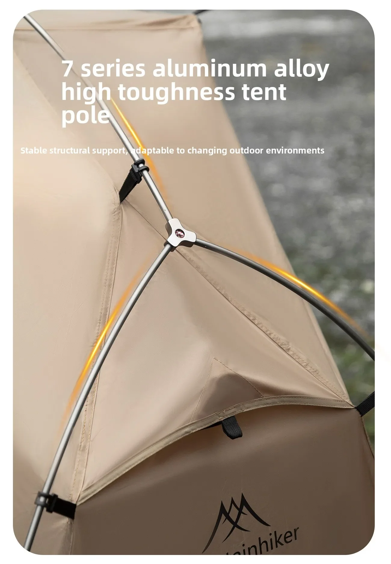 MOUNTAINHIKER Single Camp Bed Tent – Waterproof & Rainproof Outdoor Camping Tent for Hiking & Travel - Image 14