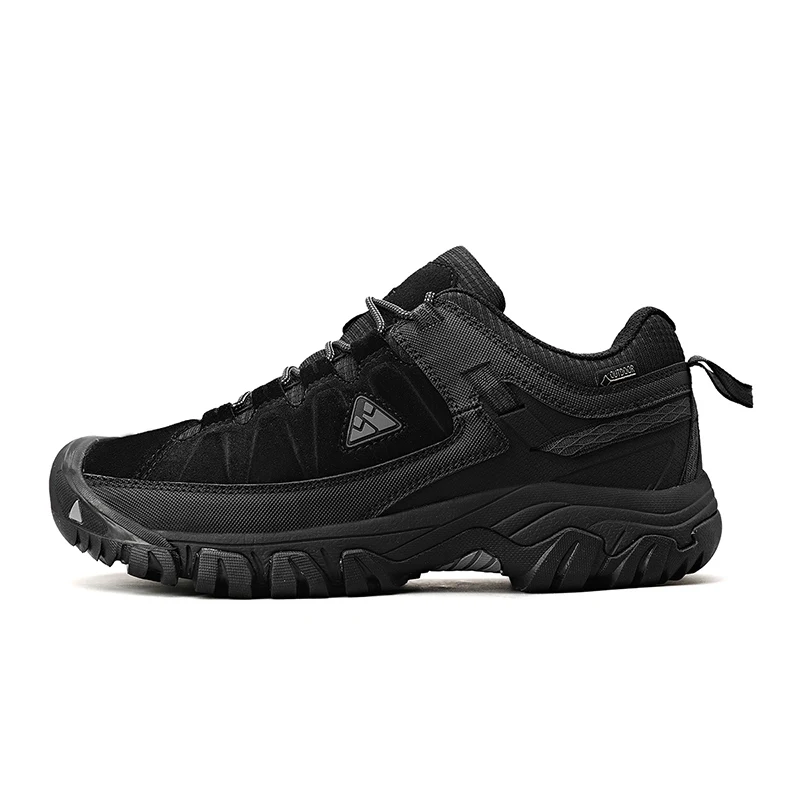 HIKEUP Men's High-Quality Leather Hiking Shoes – Durable Outdoor Climbing & Walking Sneakers with Rubber Sole - Image 53