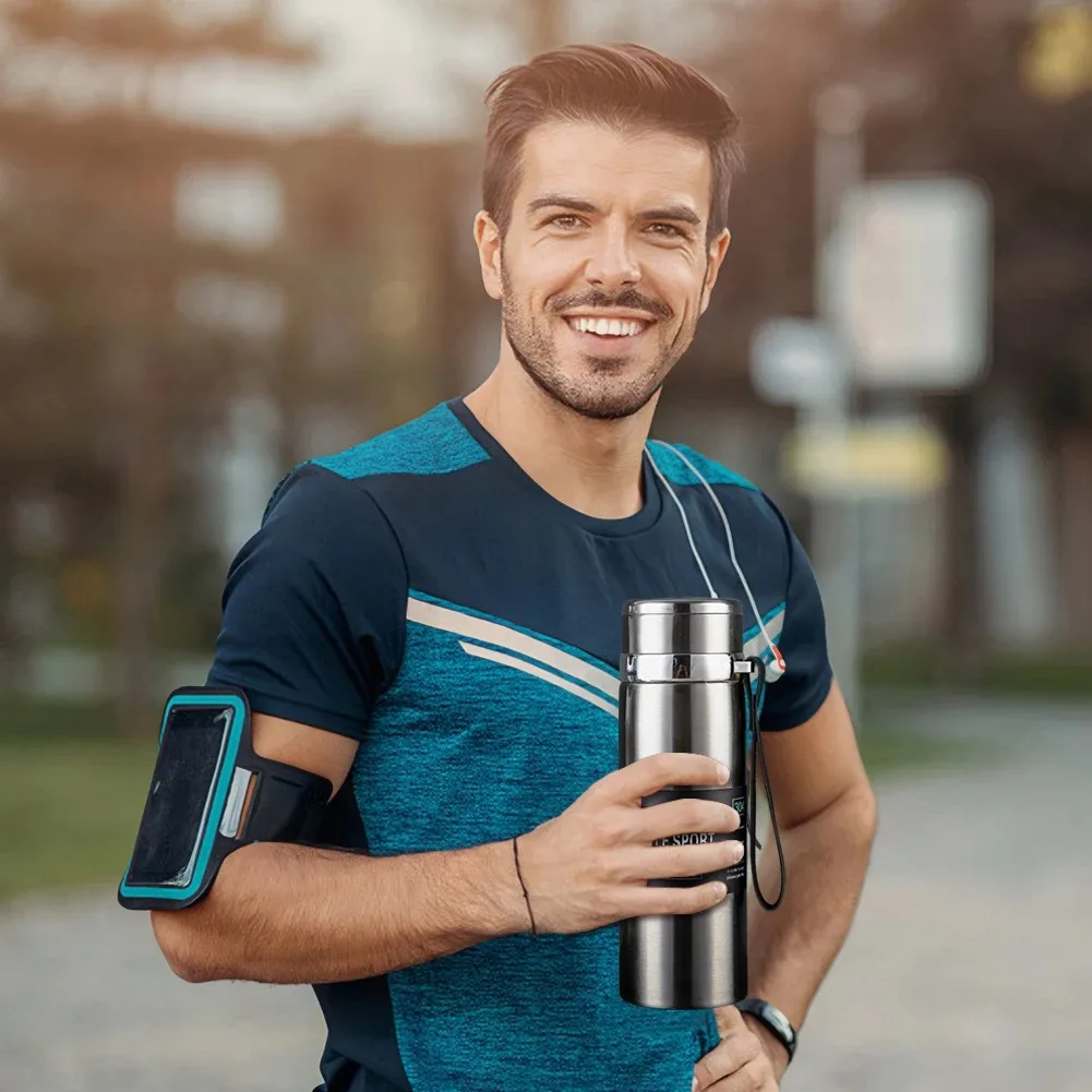 1L Stainless Steel Vacuum Insulated Thermal Bottle – Portable Double-Wall Water Bottle for Outdoor, Sports & Travel - Image 12