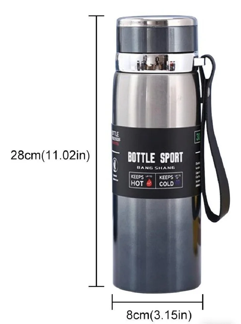 1L Stainless Steel Vacuum Insulated Thermal Bottle – Portable Double-Wall Water Bottle for Outdoor, Sports & Travel - Image 6