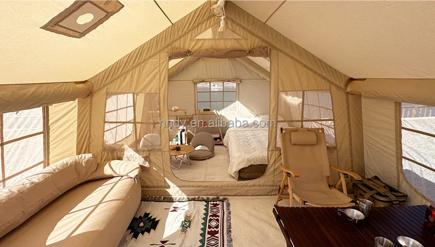 Large 2-Room Inflatable Family Camping Tent – Portable Waterproof Outdoor Air Tent for 4-6 Person Camping - Image 17