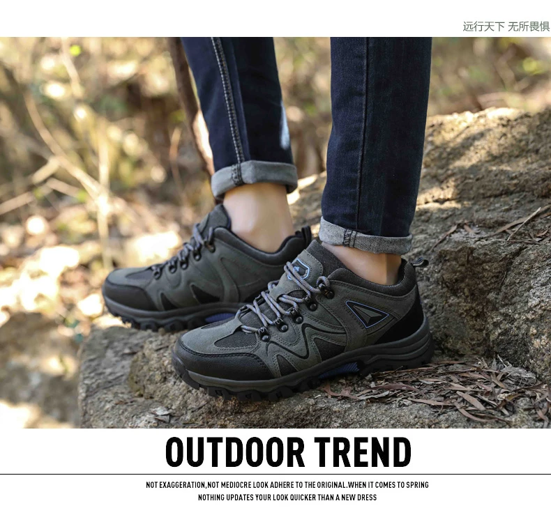 Men's All-Terrain Hiking Shoes – Breathable & Wear-Resistant Mesh Outdoor Sports Shoes for Hiking & Cycling - Image 20