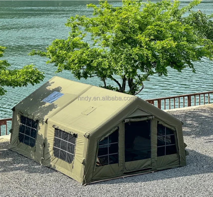 Large 2-Room Inflatable Family Camping Tent – Portable Waterproof Outdoor Air Tent for 4-6 Person Camping - Image 14