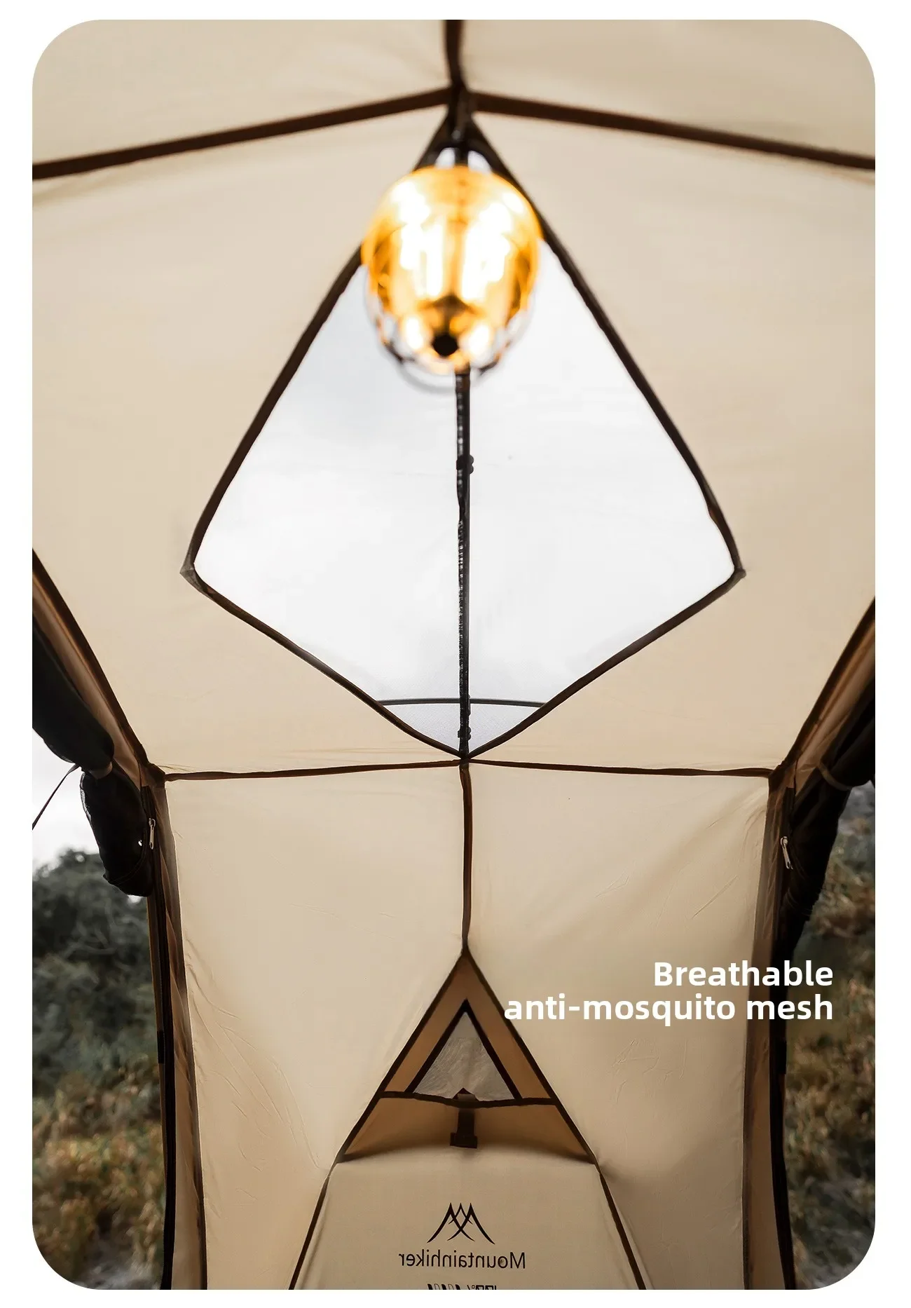 MOUNTAINHIKER Single Camp Bed Tent – Waterproof & Rainproof Outdoor Camping Tent for Hiking & Travel - Image 13