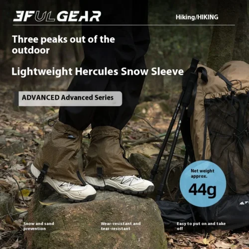 3F UL GEAR Snow Cover Outdoor Mountaineering and Hiking Snow and Sand Prevention Shoe  Lightweight Climbing Equipment