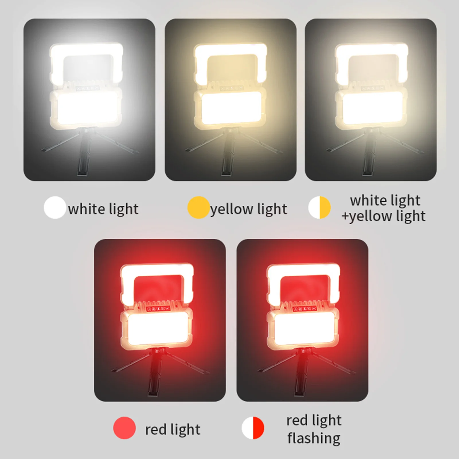Multifunctional Foldable Camping Lantern with 5 Lighting Modes – Rainproof Outdoor Camping Lamp for Hiking - Image 6