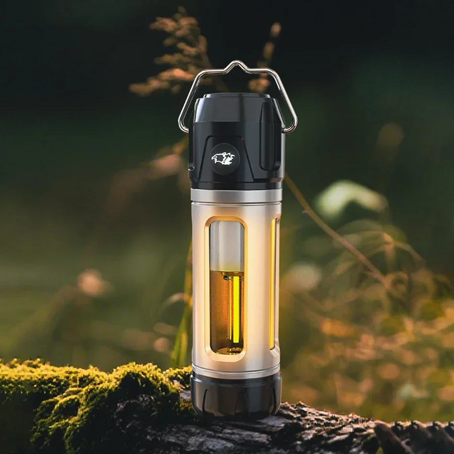 Rechargeable Camping Light with 8 Light Filaments – Lightweight Handheld Torch & Tent Lamp with 5 Lighting Modes for Patio & Climbing - Image 23