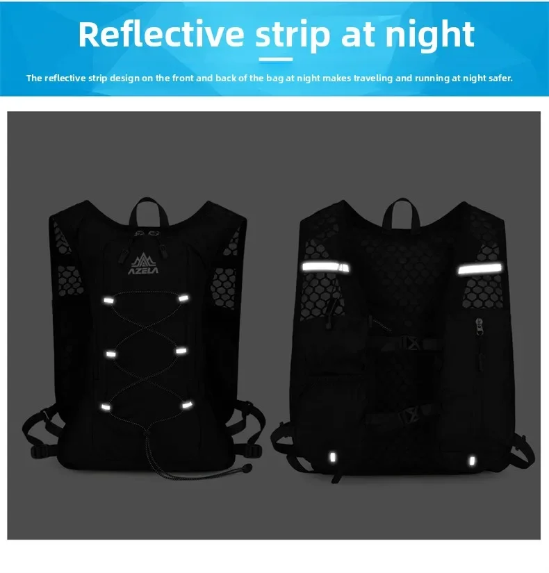Outdoor Nylon Sports Backpack,Portable Bicycle Backpack,Running Hydration Vest For Trails Running,For Trails Hiking - Image 19