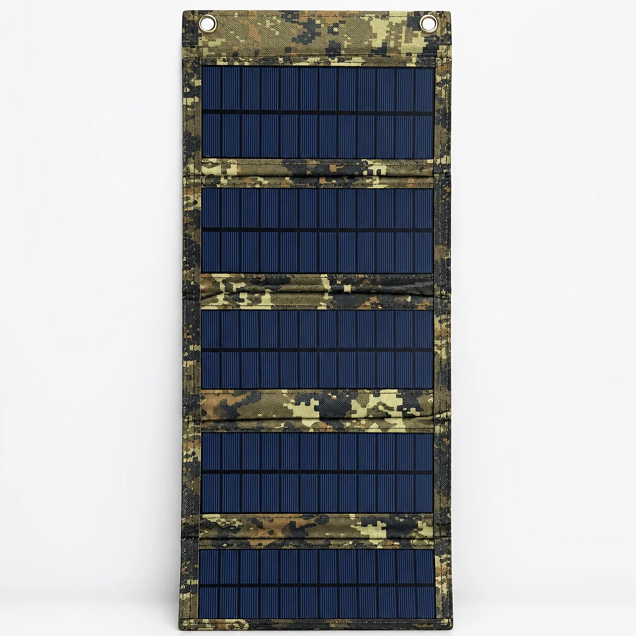 Foldable Portable Solar Panel Charger – Patterned Outdoor Solar Power Bank for Camping, Hiking & Travel - Image 2