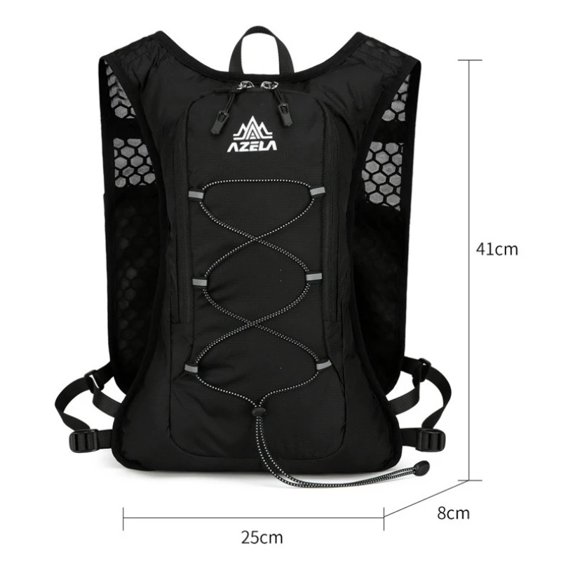 Outdoor Nylon Sports Backpack,Portable Bicycle Backpack,Running Hydration Vest For Trails Running,For Trails Hiking - Image 4