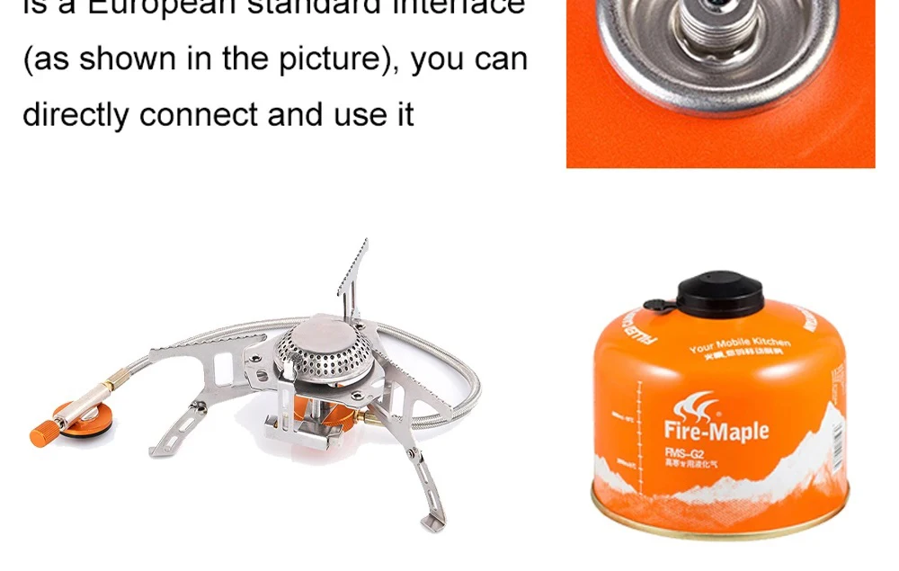 Camping Gas Stove Portable Folding Outdoor Backpacking Stove Tourist Equipment For Cooking Hiking Picnic 3500W - Image 13