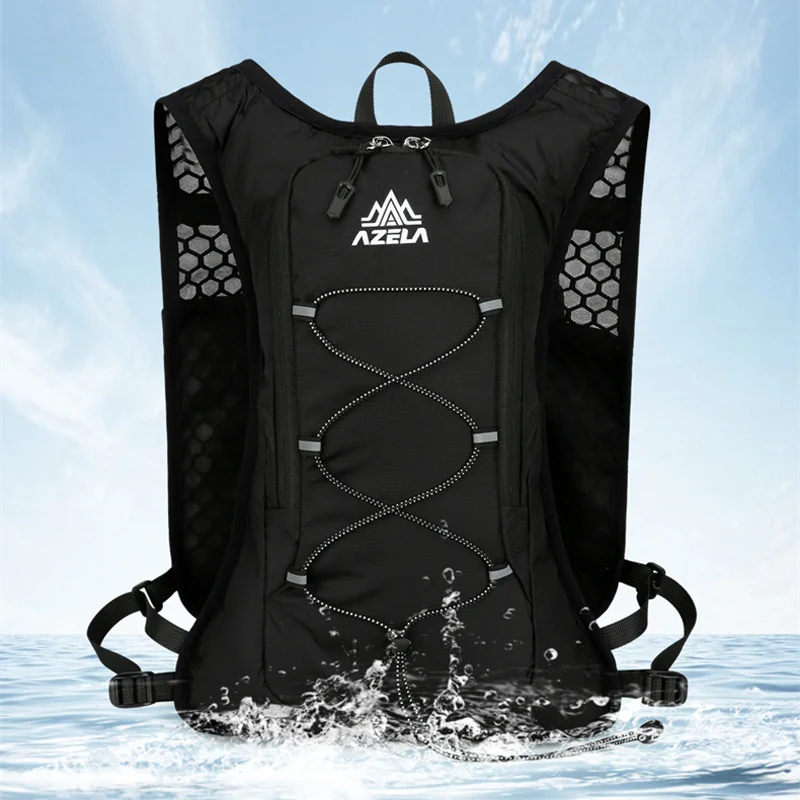 Outdoor Nylon Sports Backpack,Portable Bicycle Backpack,Running Hydration Vest For Trails Running,For Trails Hiking - Image 6