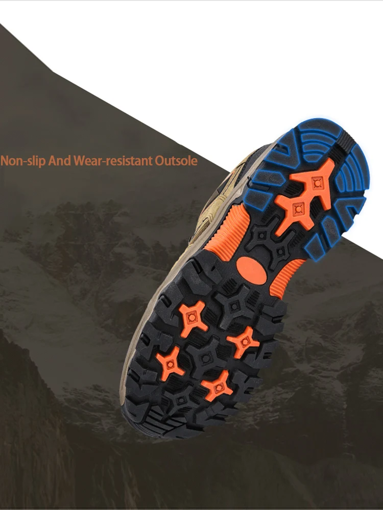 Men's All-Terrain Hiking Shoes – Breathable & Wear-Resistant Mesh Outdoor Sports Shoes for Hiking & Cycling - Image 13