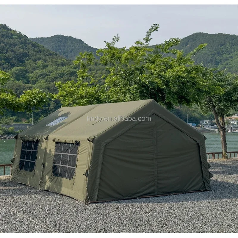 Large 2-Room Inflatable Family Camping Tent – Portable Waterproof Outdoor Air Tent for 4-6 Person Camping - Image 3