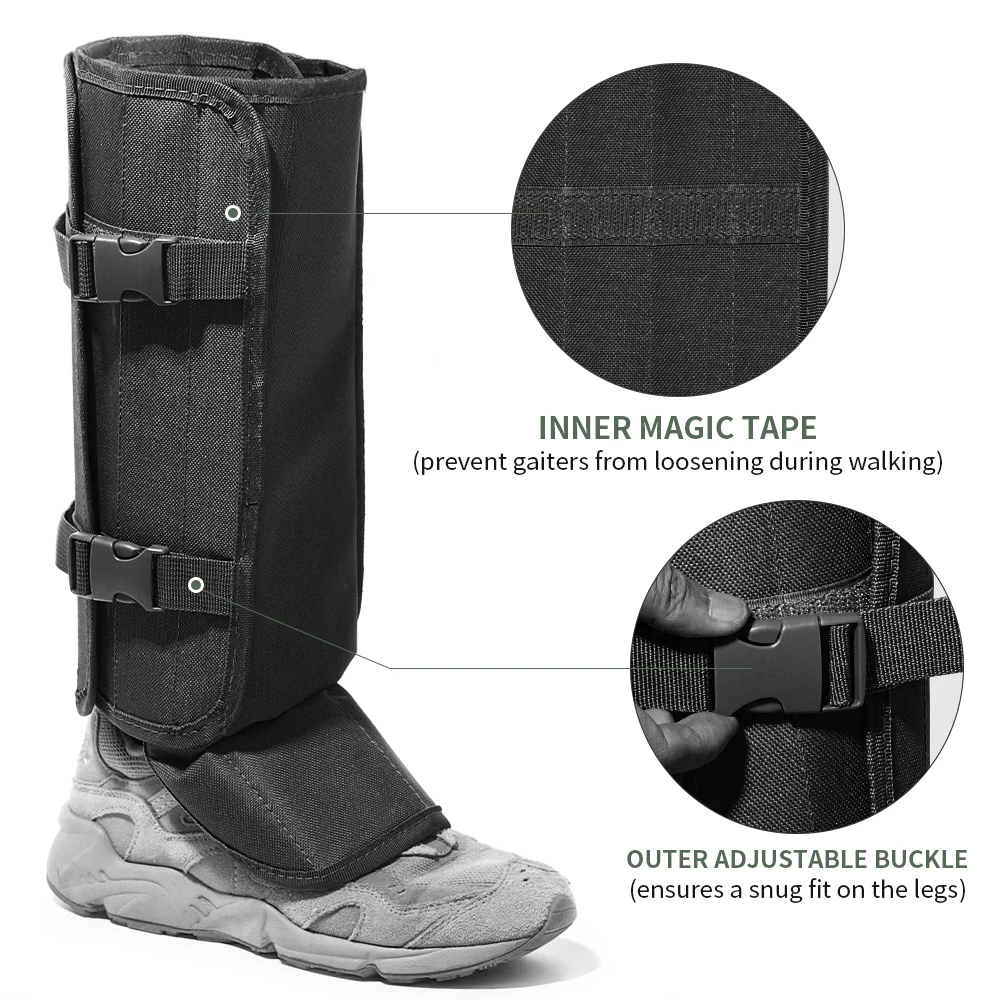 Snake Gaiters Leg Guards, Snake Guards, Adjustable Snake Bite Protection for Lower Legs, Snake Chaps for Men&Women - Image 17