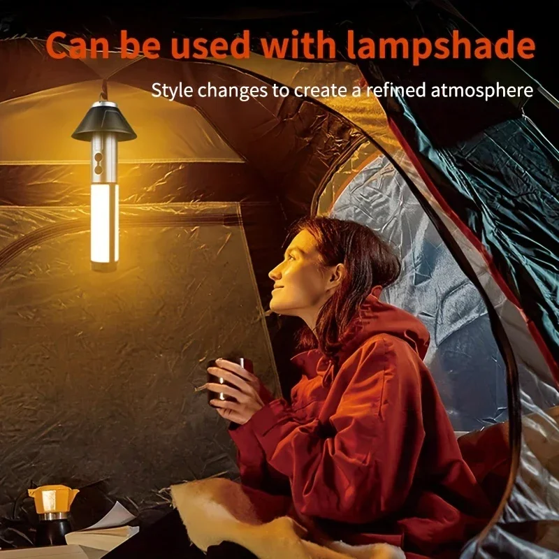 Rechargeable Telescopic LED Camping Light – Multi-Functional Flashlight & Outdoor Lantern for Hiking, Fishing & Emergency - Image 6