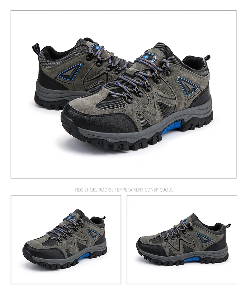 Men's All-Terrain Hiking Shoes – Breathable & Wear-Resistant Mesh Outdoor Sports Shoes for Hiking & Cycling - Image 24