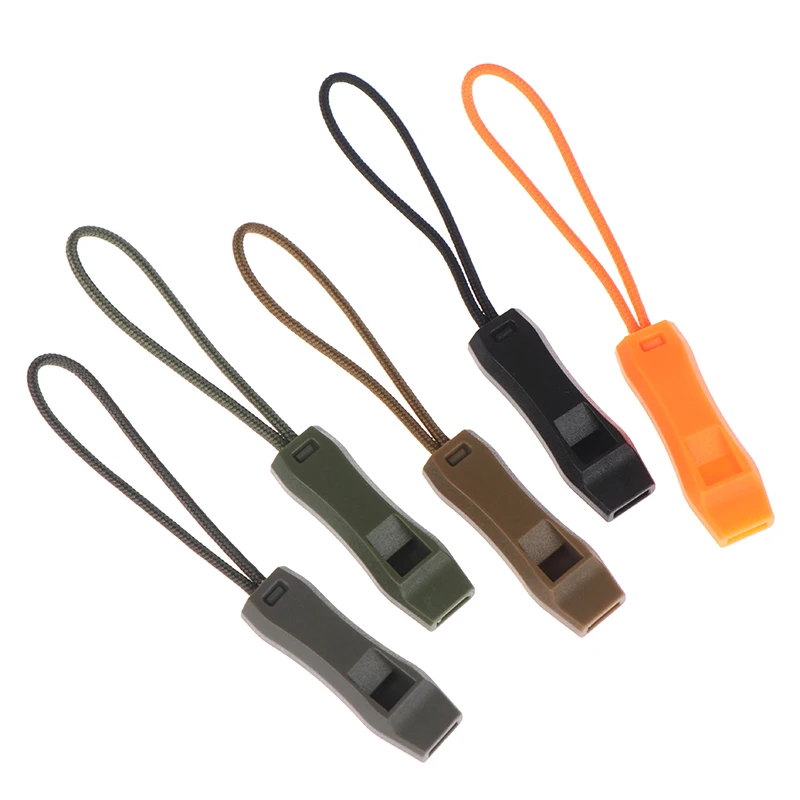 Camping Essential - Dual Band Multifunctional Whistle with Double Pipe and Tail Rope. - Image 24