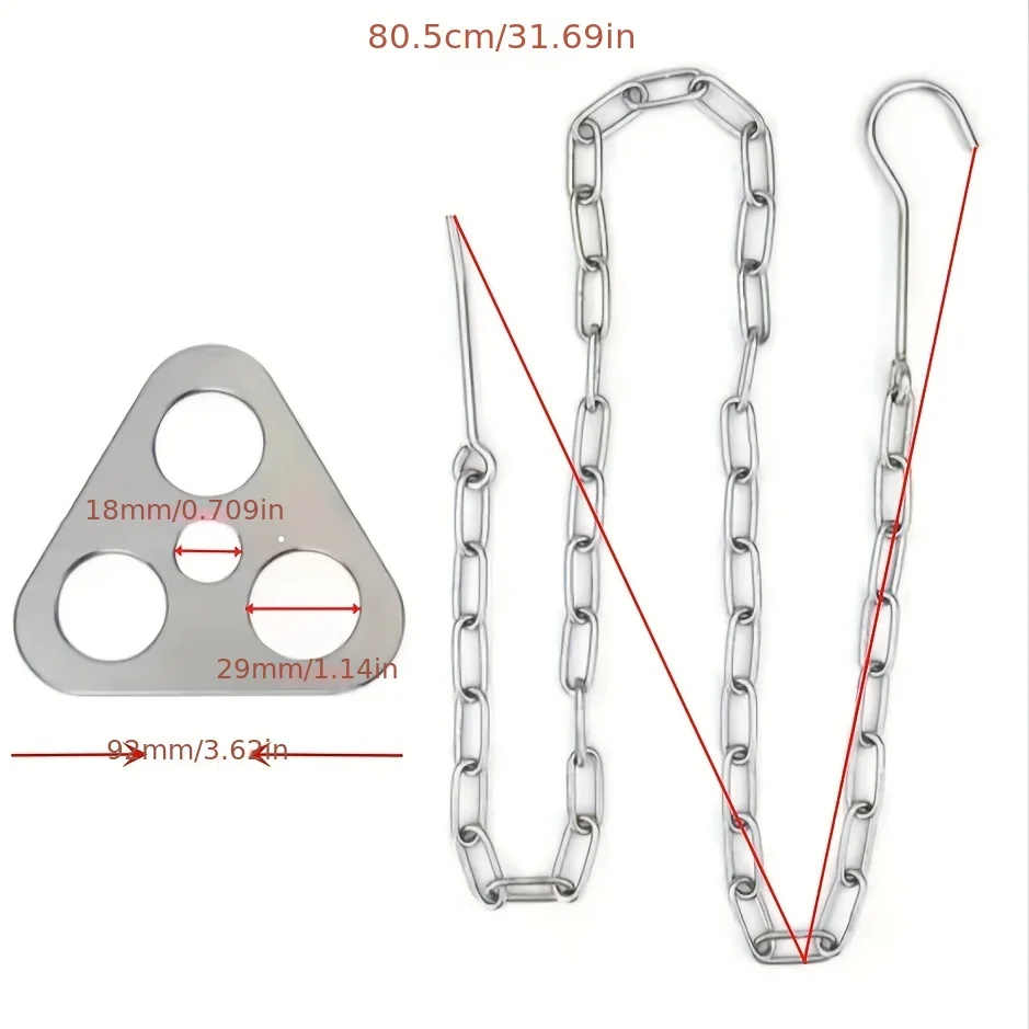 Detachable Outdoor Barbecue Tripod Hanging Rack – Portable Campfire Cooking Accessories Set for Camping & BBQ - Image 3