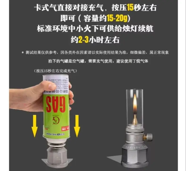 Camping Gas Lamp Gas Lantern Or Stove Use Mini Empty Tank - Image 6