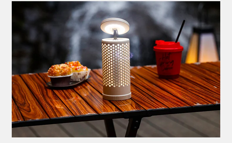 Portable Camping Lantern with Hook – Warm/Cool White, Type-C Rechargeable, 180° Rotatable & Retractable, Battery Display for Camping & Fishing - Image 13