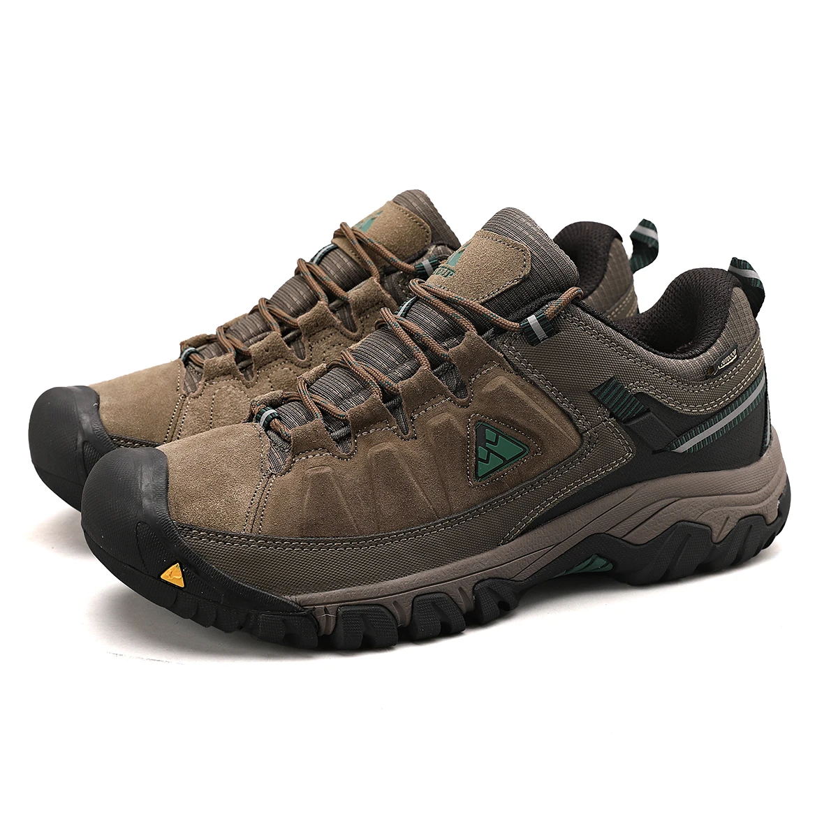 HIKEUP Men's High-Quality Leather Hiking Shoes – Durable Outdoor Climbing & Walking Sneakers with Rubber Sole - Image 57