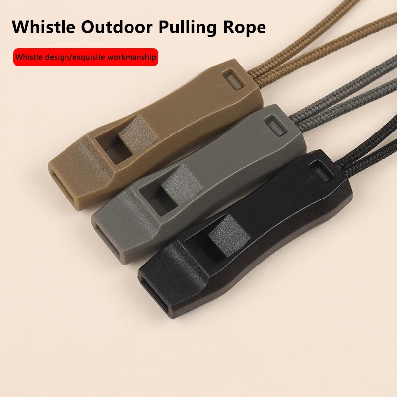 Camping Essential - Dual Band Multifunctional Whistle with Double Pipe and Tail Rope. - Image 12