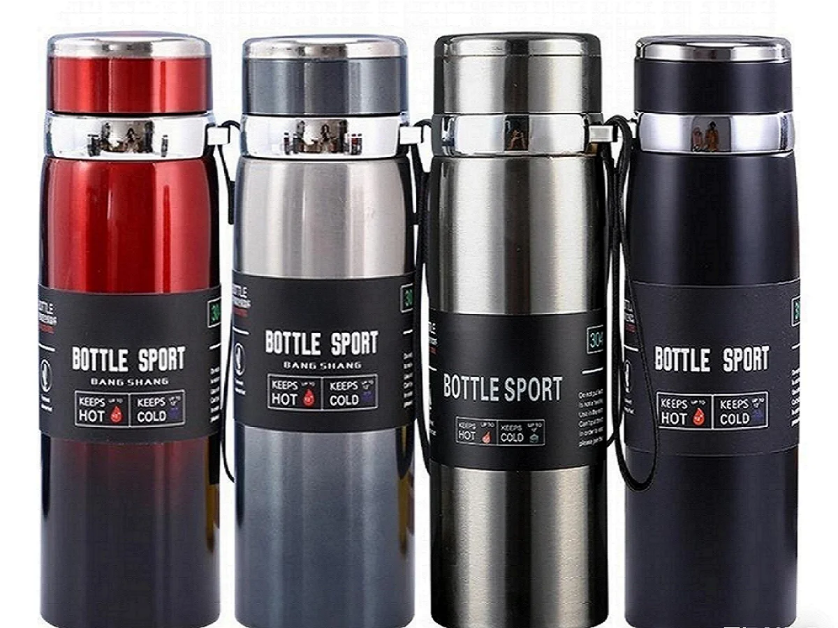 1L Stainless Steel Vacuum Insulated Thermal Bottle – Portable Double-Wall Water Bottle for Outdoor, Sports & Travel - Image 2