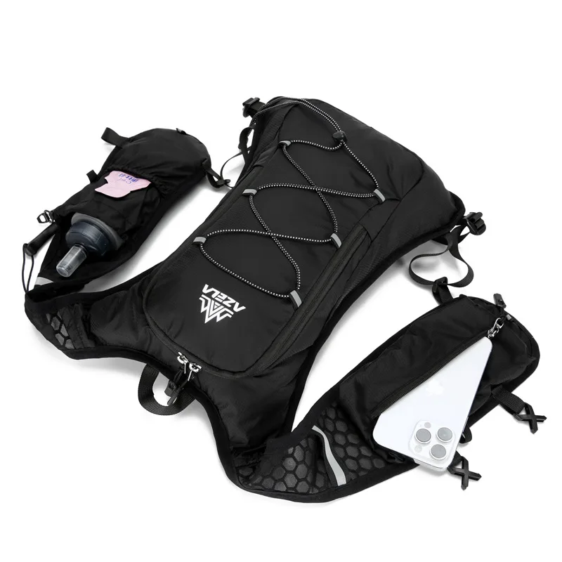 Outdoor Nylon Sports Backpack,Portable Bicycle Backpack,Running Hydration Vest For Trails Running,For Trails Hiking - Image 3