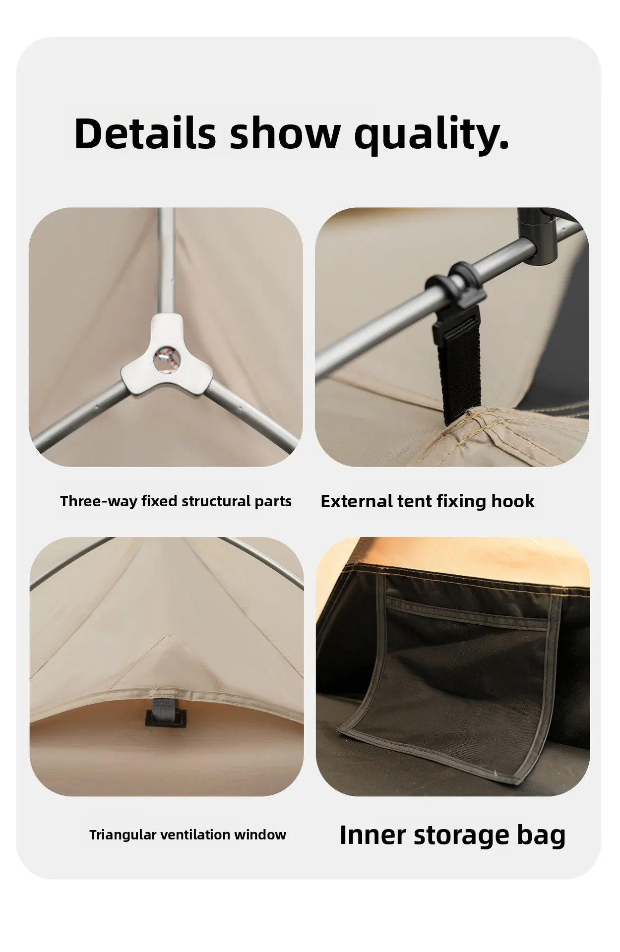 MOUNTAINHIKER Single Camp Bed Tent – Waterproof & Rainproof Outdoor Camping Tent for Hiking & Travel - Image 26