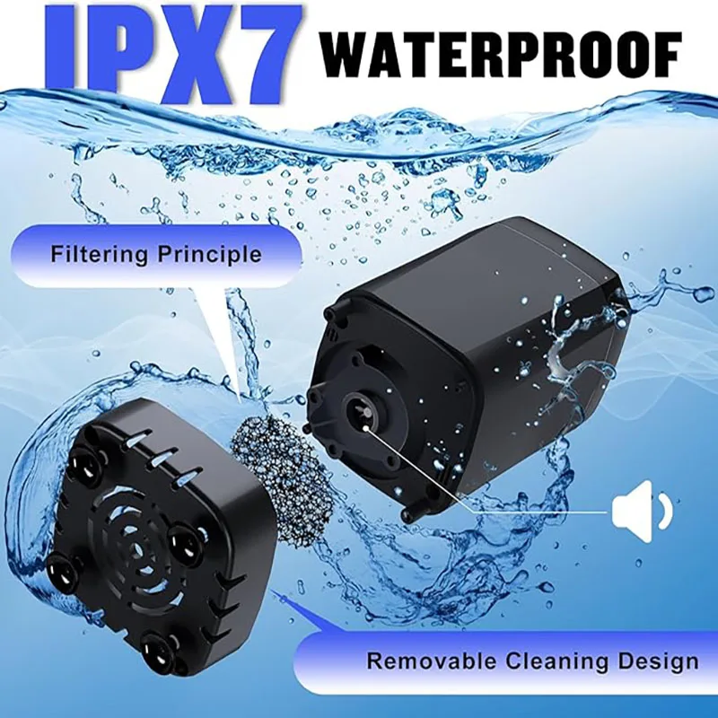 Portable Camping Shower – 6000mAh Rechargeable Pump with LED Display & Shower Head - Image 6