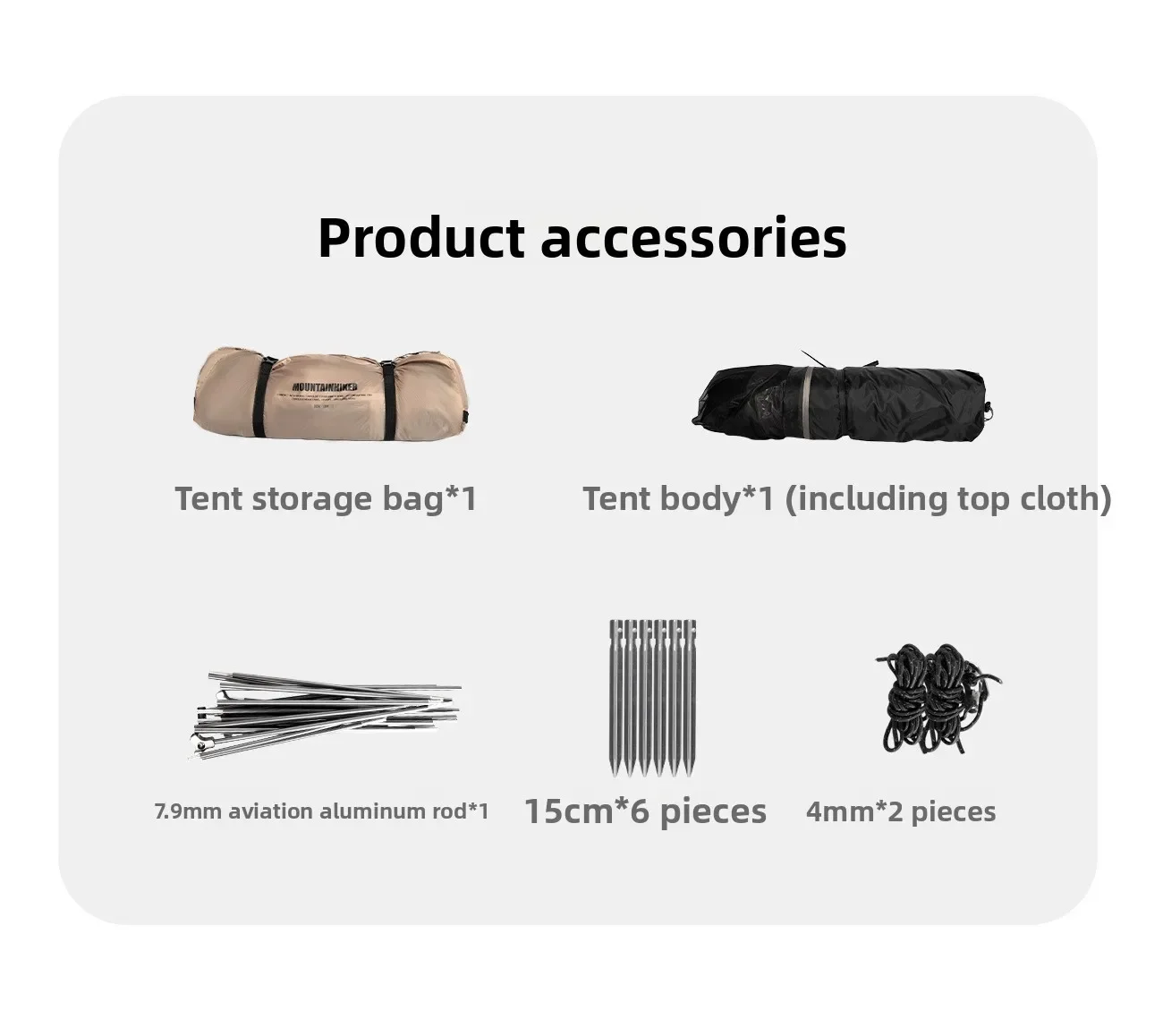 MOUNTAINHIKER Single Camp Bed Tent – Waterproof & Rainproof Outdoor Camping Tent for Hiking & Travel - Image 25