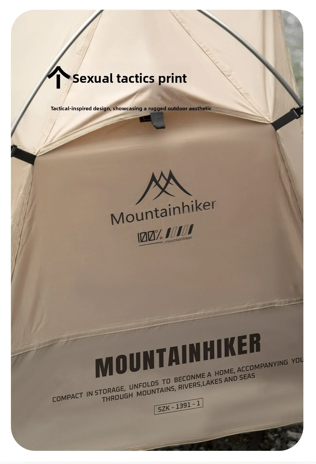 MOUNTAINHIKER Single Camp Bed Tent – Waterproof & Rainproof Outdoor Camping Tent for Hiking & Travel - Image 19
