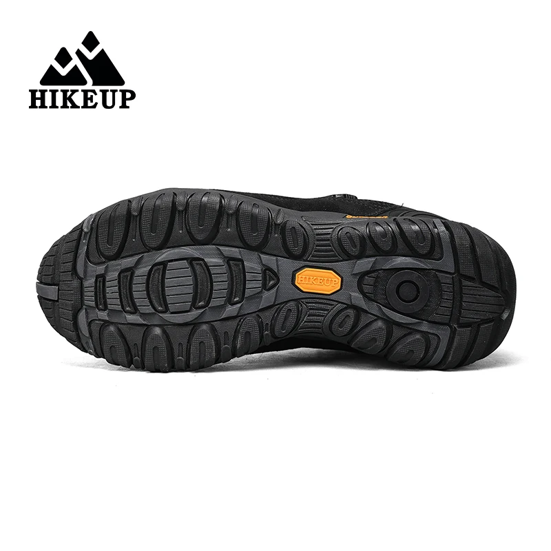 HIKEUP-Leather Shoes for Men, Outdoor Hiking Shoes, Tourist Trekking Sneakers, Mountain Climbing Trail Jogging Shoes, Turnbuckle - Image 29