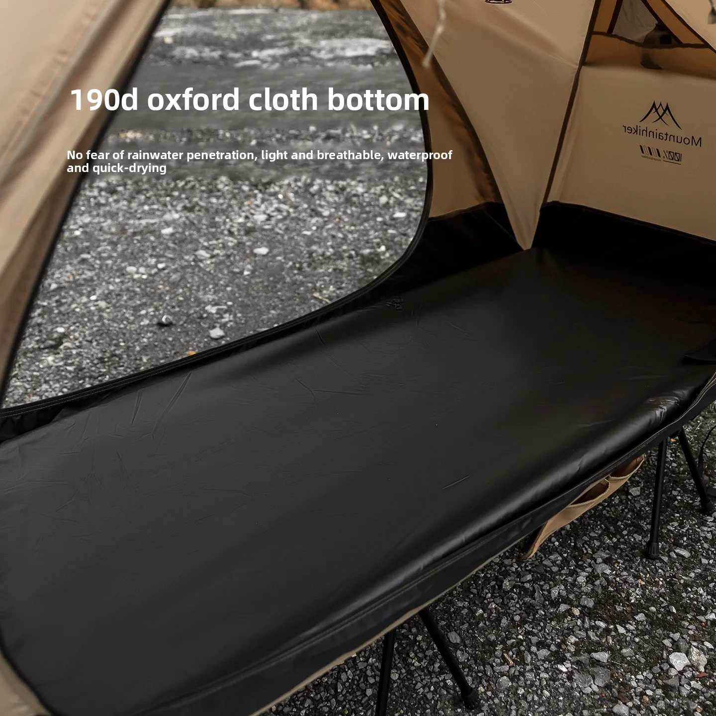 MOUNTAINHIKER Single Camp Bed Tent – Waterproof & Rainproof Outdoor Camping Tent for Hiking & Travel - Image 3