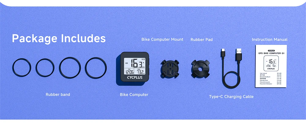 CYCPLUS G1 Wireless GPS Bike Computer – Waterproof Bicycle Speedometer & Odometer Cycling Accessories - Image 12