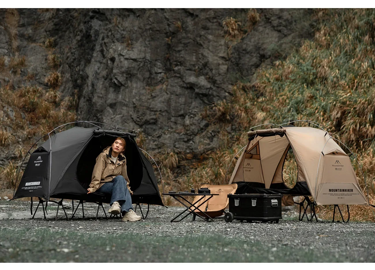 MOUNTAINHIKER Single Camp Bed Tent – Waterproof & Rainproof Outdoor Camping Tent for Hiking & Travel - Image 28
