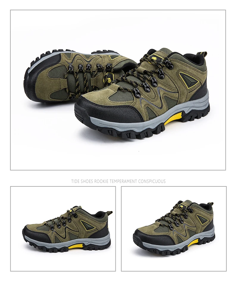 Men's All-Terrain Hiking Shoes – Breathable & Wear-Resistant Mesh Outdoor Sports Shoes for Hiking & Cycling - Image 23