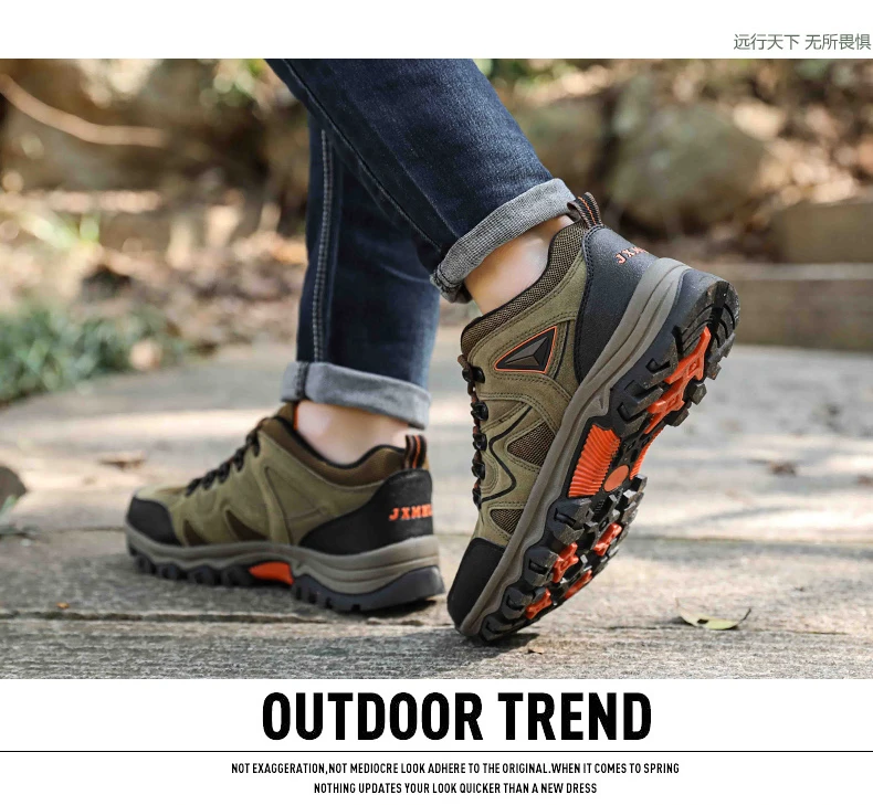 Men's All-Terrain Hiking Shoes – Breathable & Wear-Resistant Mesh Outdoor Sports Shoes for Hiking & Cycling - Image 14