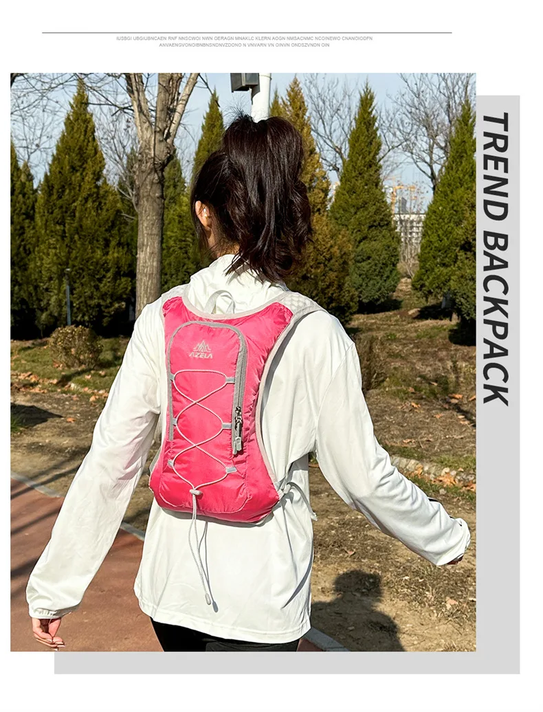 Outdoor Nylon Sports Backpack,Portable Bicycle Backpack,Running Hydration Vest For Trails Running,For Trails Hiking - Image 23