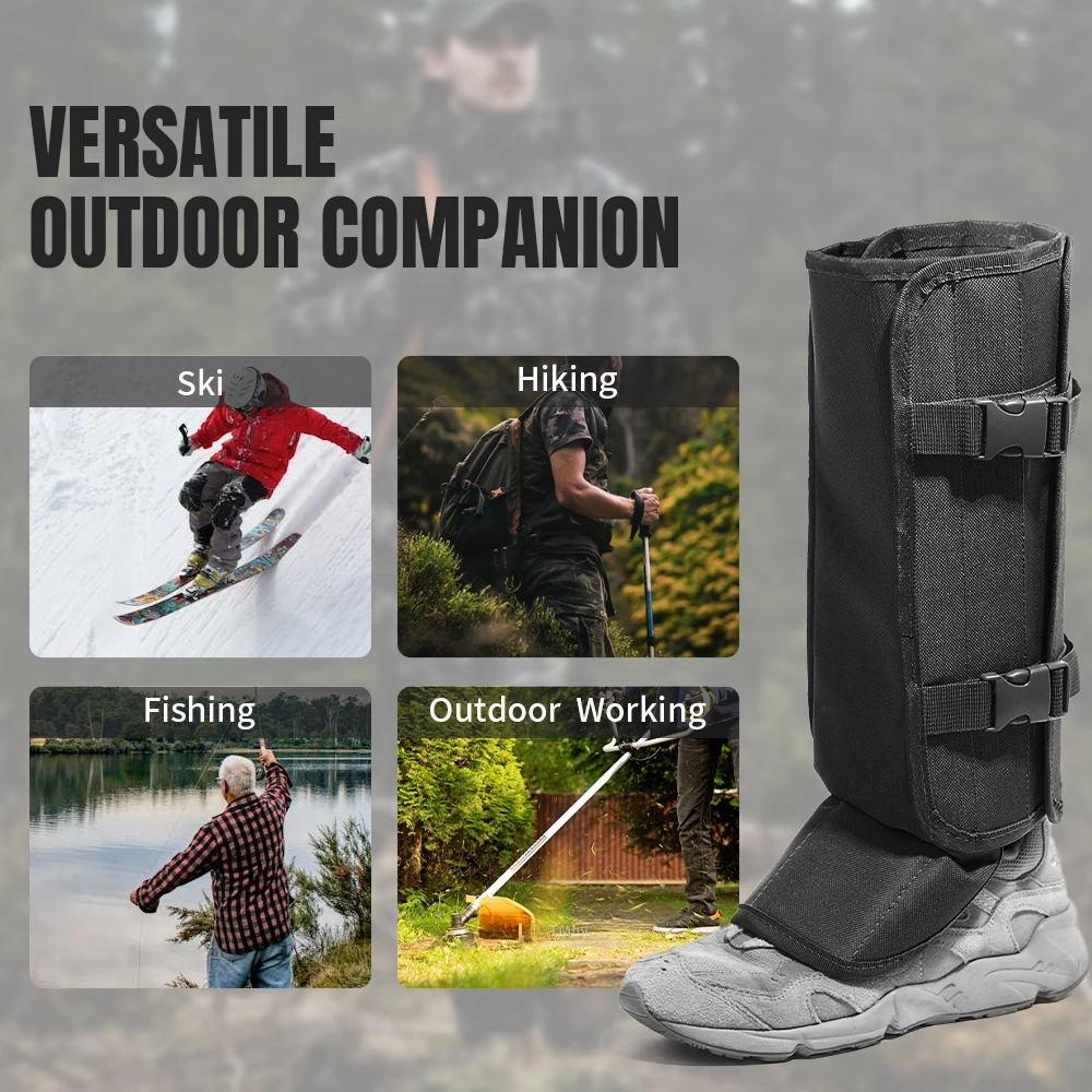 Snake Gaiters Leg Guards, Snake Guards, Adjustable Snake Bite Protection for Lower Legs, Snake Chaps for Men&Women - Image 6