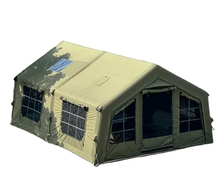 Large 2-Room Inflatable Family Camping Tent – Portable Waterproof Outdoor Air Tent for 4-6 Person Camping - Image 9
