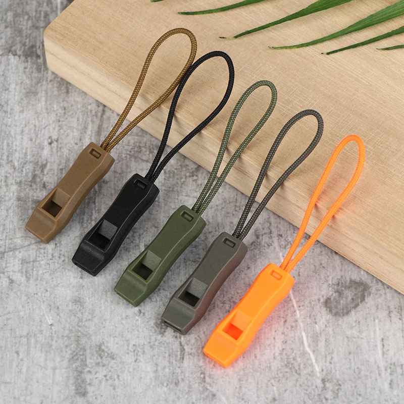 Camping Essential - Dual Band Multifunctional Whistle with Double Pipe and Tail Rope. - Image 15