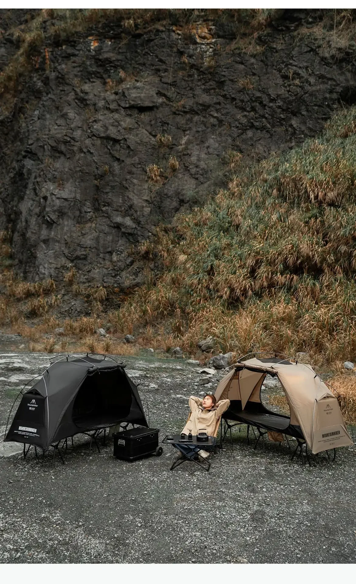 MOUNTAINHIKER Single Camp Bed Tent – Waterproof & Rainproof Outdoor Camping Tent for Hiking & Travel - Image 29