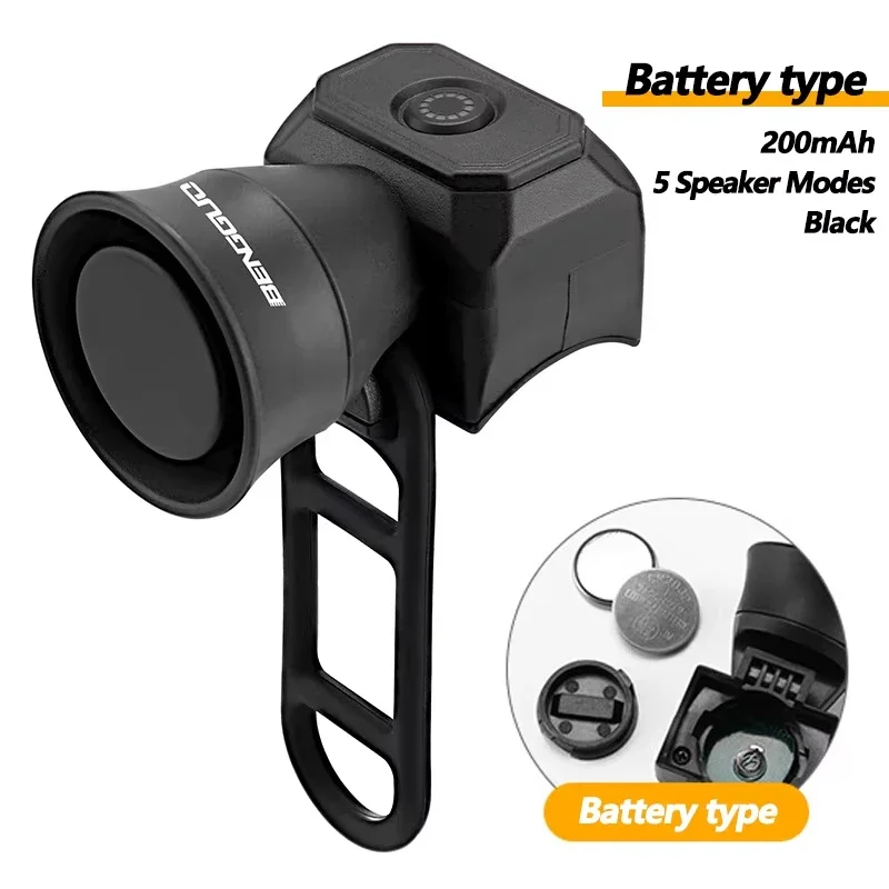 Electric Bike Horn for Mountain & Road Bikes – IP4 Waterproof Electronic Bicycle Bell with USB Charging - Image 7